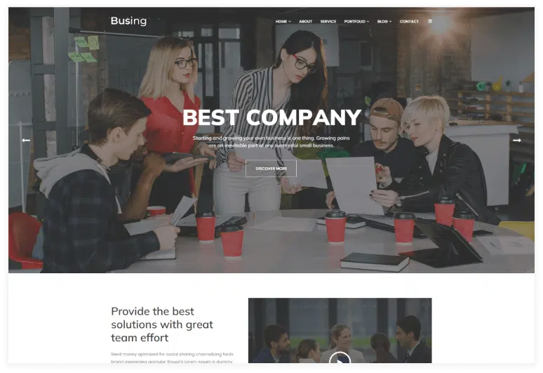 Busing – Business Consulting Bootstrap 5 Template