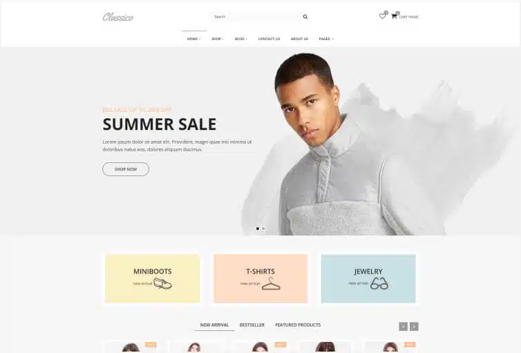 Classico – Responsive WooCommerce WordPress Theme