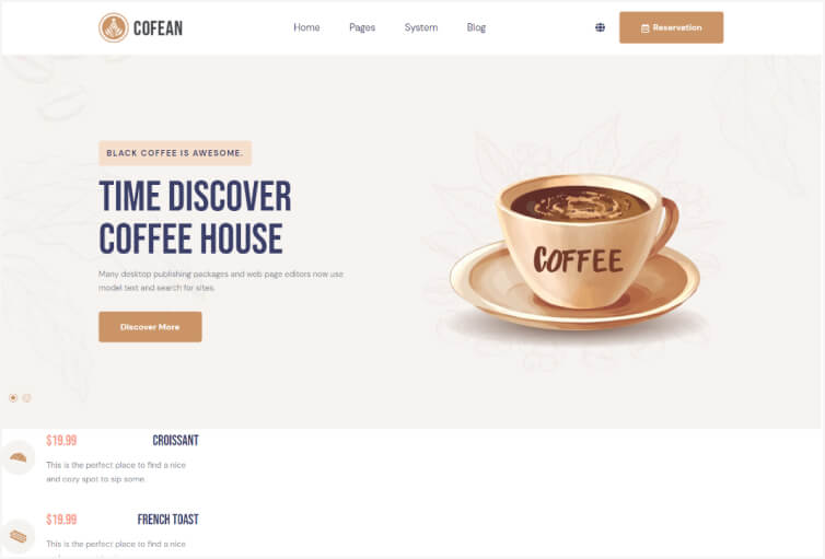 Cofean- Coffee Theme For HubSpot