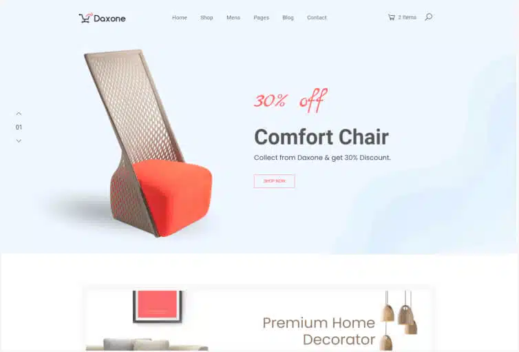 Daxone – eCommerce HTML Template