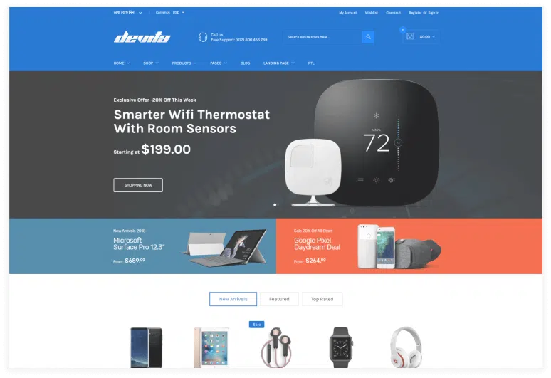 Multipurpose Responsive Shopify Theme - Devita
