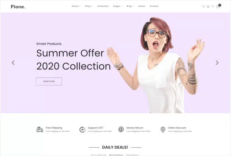 Flone – Clean, Minimal eCommerce HTML Template