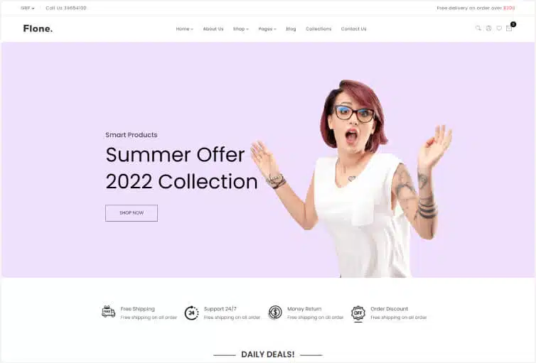 Flone – Minimal WooCommerce WordPress Theme