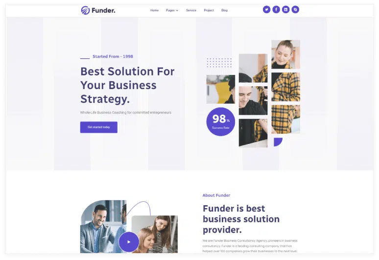 Funder - Agency Webflow Template