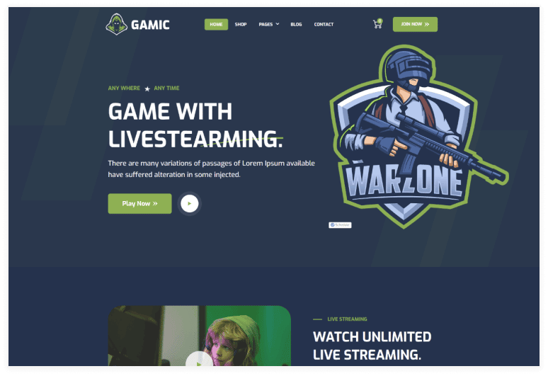 Gamic - Game Webflow Template