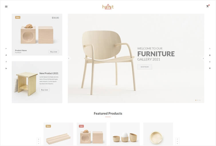 Hurst – Furniture Store eCommerce HTML Template