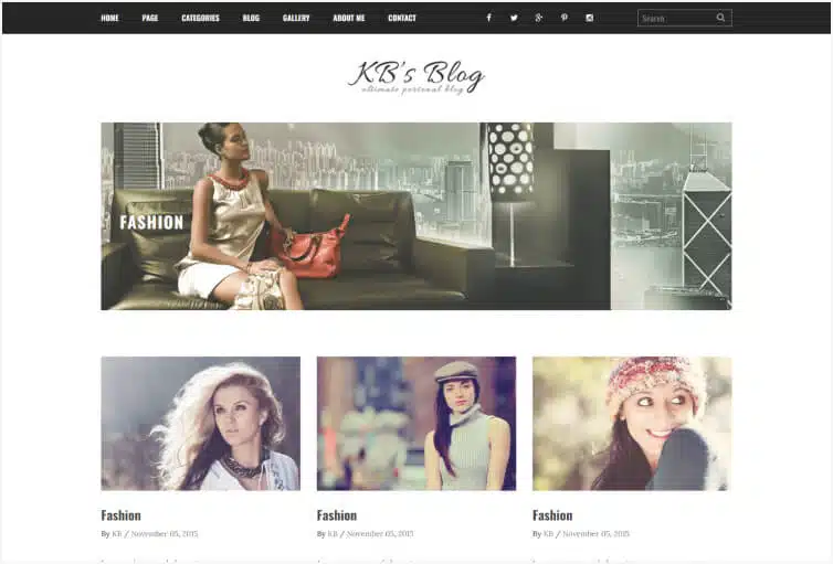 KB’s – Blog HTML Template