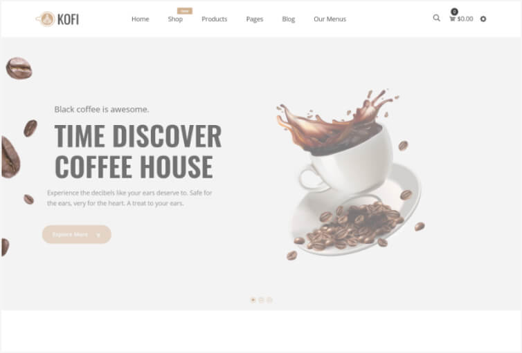 Kofi - Coffee Shop Shopify Theme 