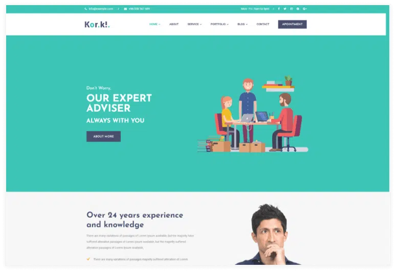 KorKi - Tax & Finance Bootstrap 5 Template