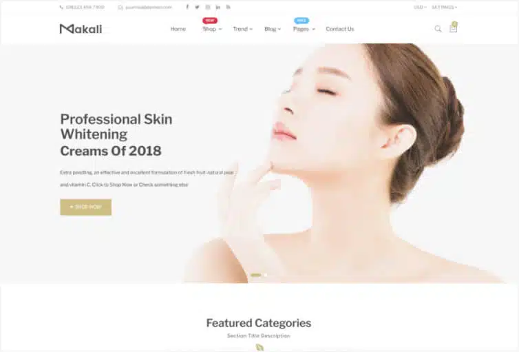 Makali - General Purpose Yourstore Shopify Theme