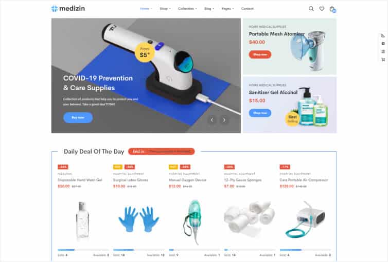 Medizin - Medical Equipment eCommerce Bootstrap 5 Template
