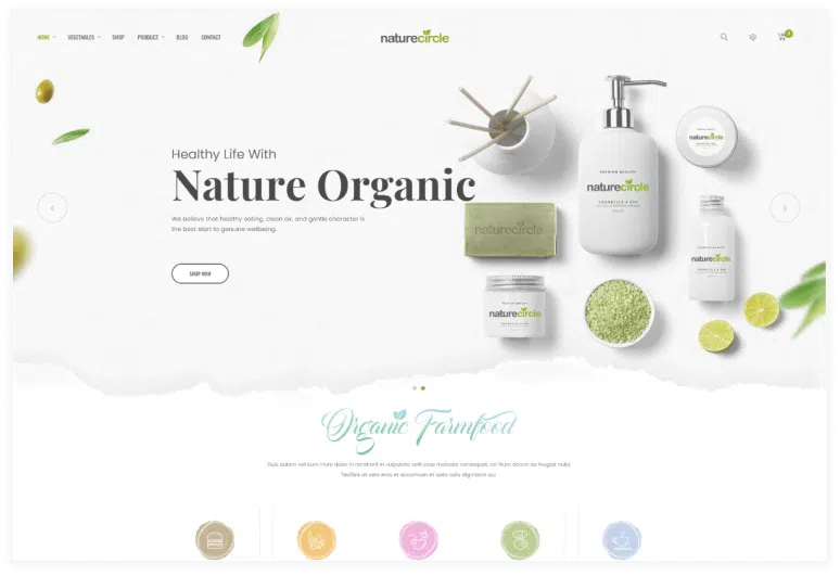 Naturecircle – Organic Food Shopify Theme