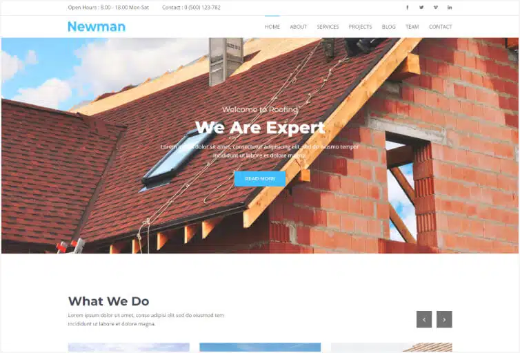 Newman – Resort & Hotel Template