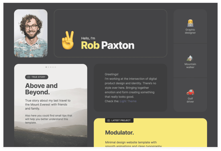 Paxton - Creative Webflow template