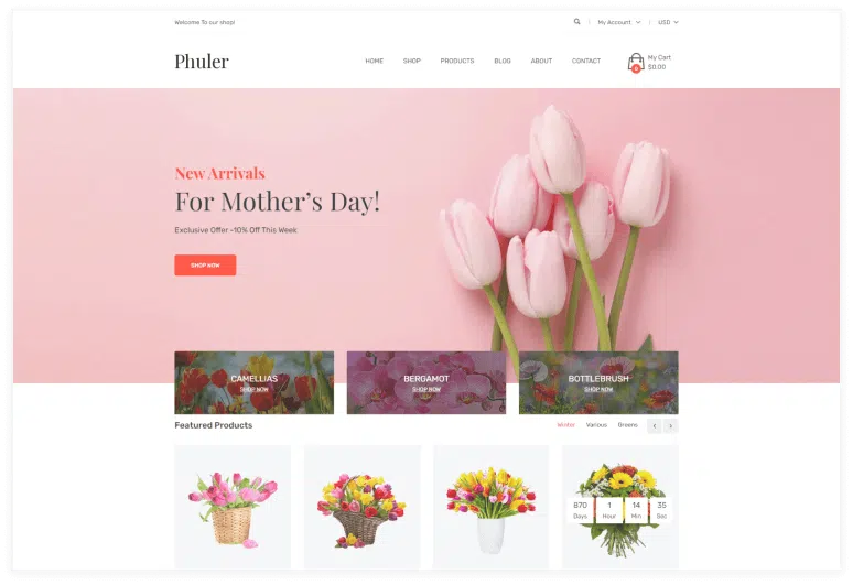 Phuler - Flower Shop Shopify Theme