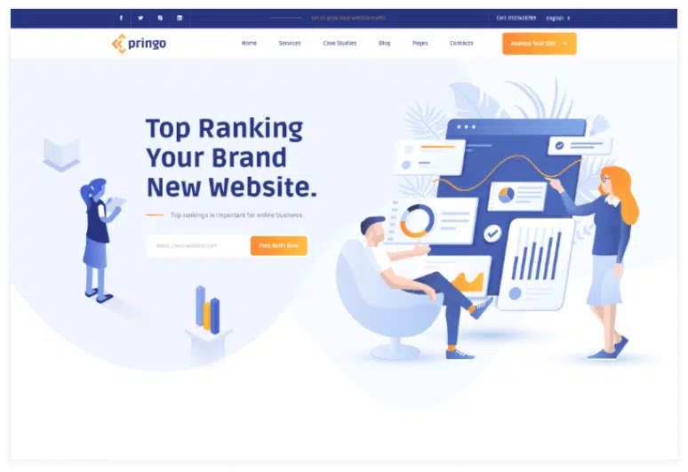 Pringo – Digital Marketing Bootstrap 5 Template