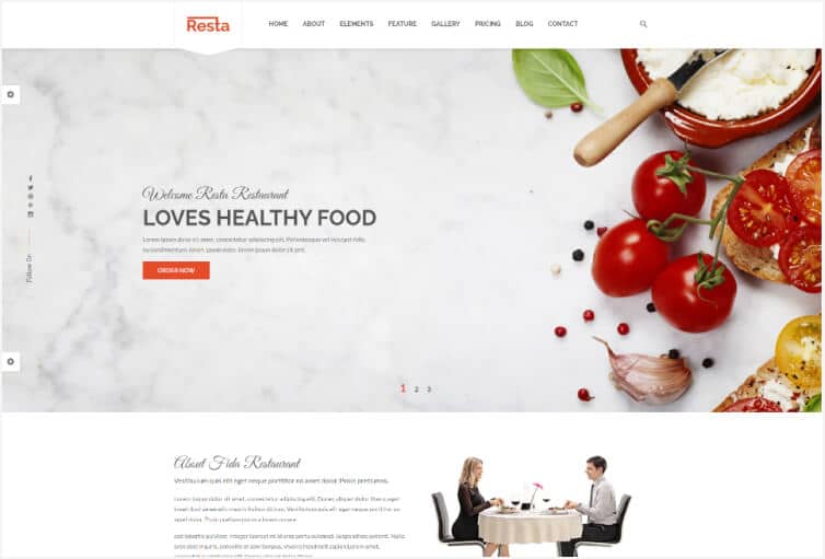 Resta- Restaurant HTML Template