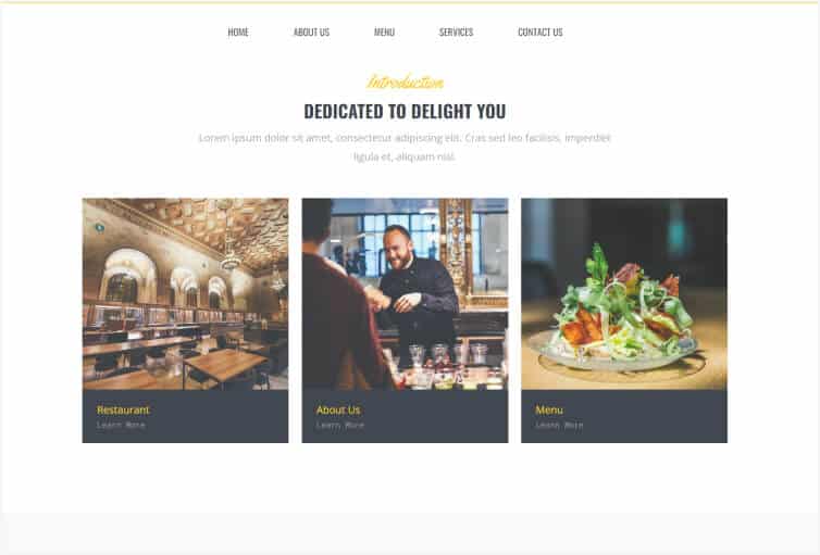 Restaurante - Restaurant Website Template