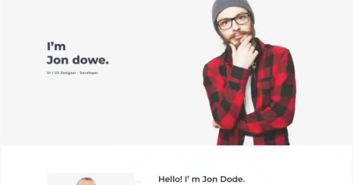 Roger – Personal Portfolio HTML Template