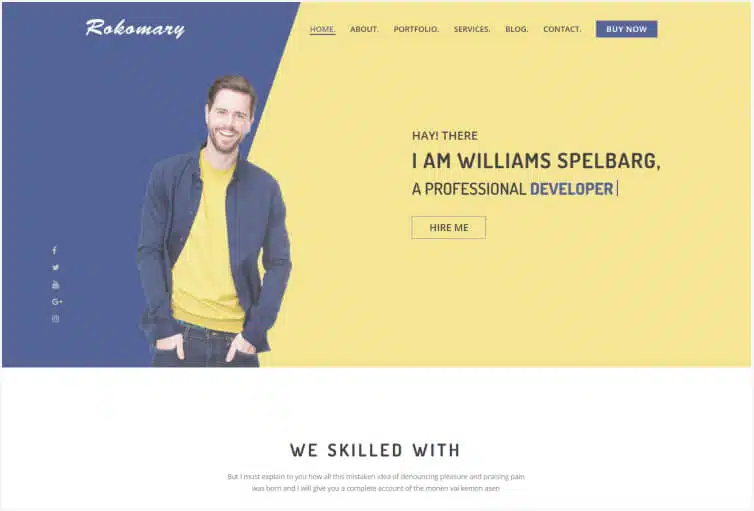 Rokomary – Portfolio HTML Template