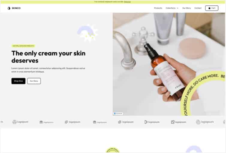 skinco-beauty-website-template