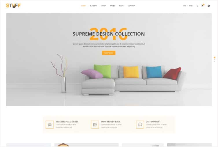 Stuff – Furniture HTML Template