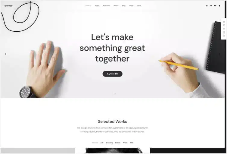 Uncode – Creative Multiuse WordPress Theme
