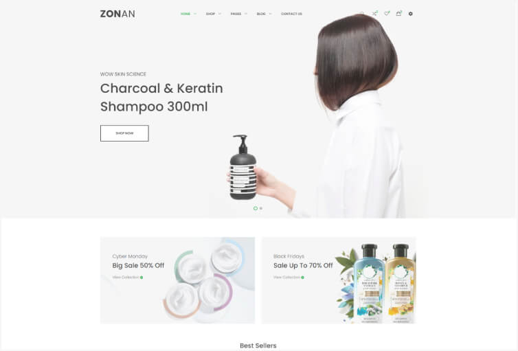 Zonan - Responsive eCommerce HTML 5 Template