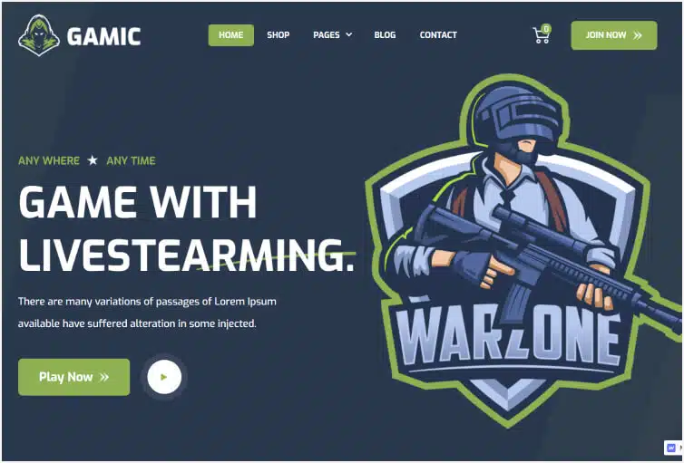 Gamic – Game Webflow Template