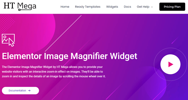 HT Mega Elementor Image Magnifier Widget