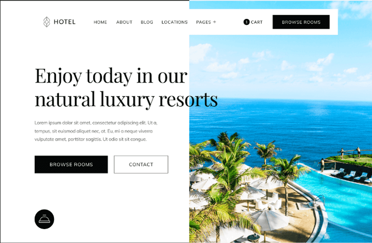 Resort – Hotel Webflow Template