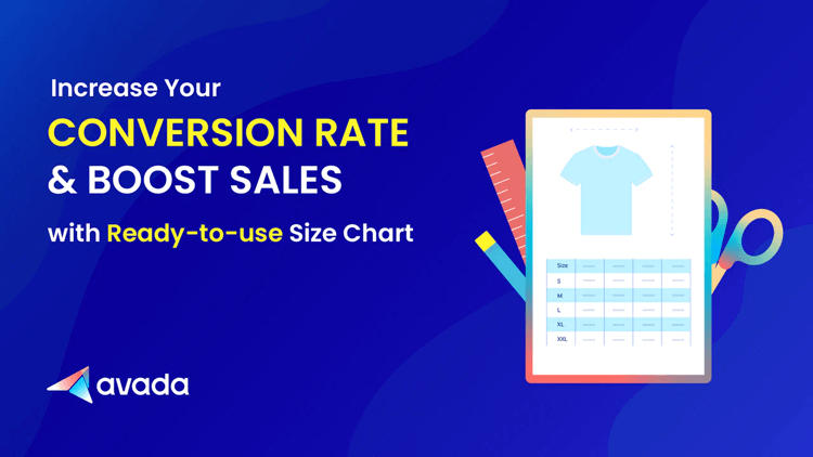 Avada Size 
Chart Size Guide Shopify Size Chart Apps