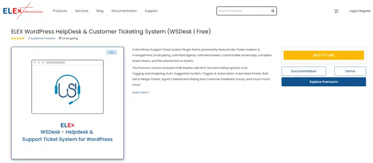 ELEXtensions WSDesk plugin