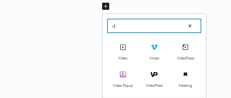 wordpres video embed