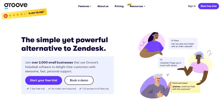 Groove Helpdesk Software