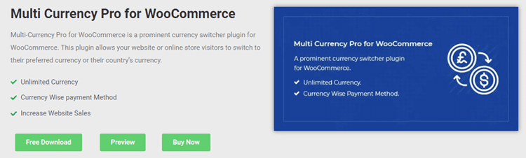 Multi-currency Pro for WooCommerce