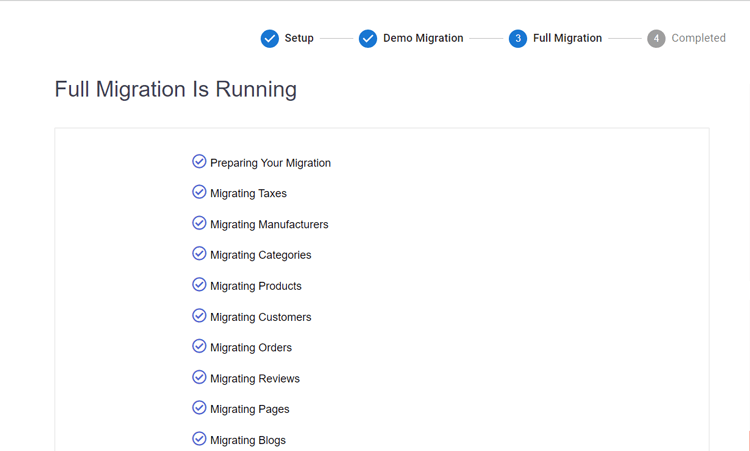 Run the Full Migration from Shopify to WooCommerce