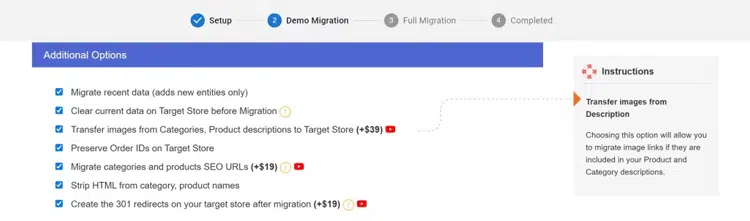 additional entities to migrate from Shopify to WooCommerce