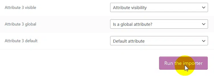 Start importing products to WooCommerce