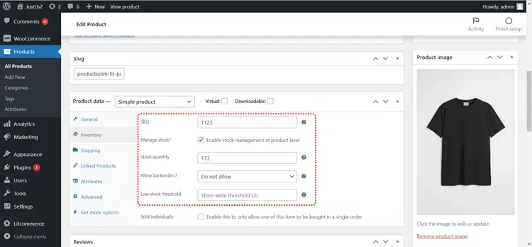 Woocommerce product import review