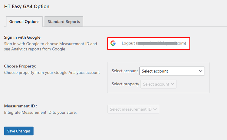 Connected to Google Analytics