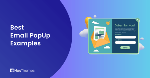 Email Pop up Examples