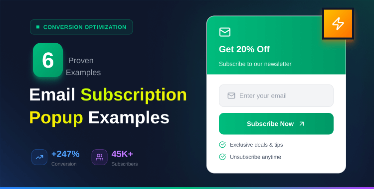6-email-subscription-popup-examples-to-increase-conversions