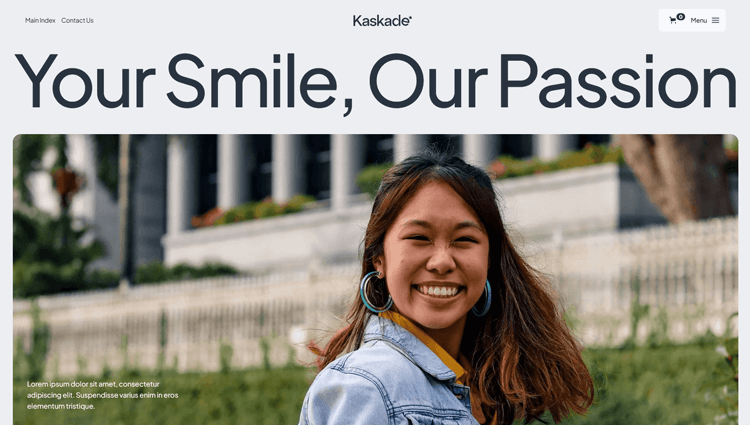 Kaskade - Dentist Website Template
