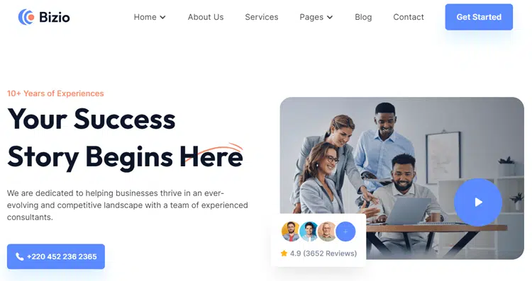 Bizio - Consulting Website Template