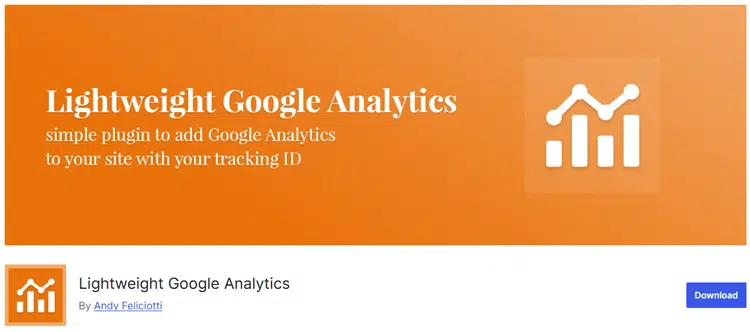 Lightweight Google Analytics 