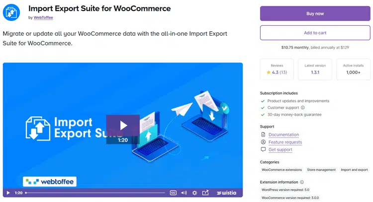 Import Export Suite for WooCommerce