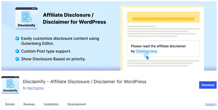 How To Add Affiliate Disclosure to WordPress