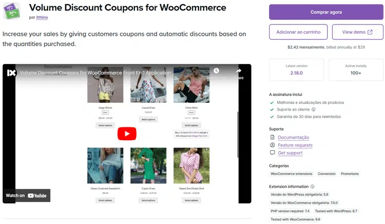 WooCommerce Volume Discount Coupons