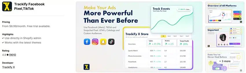 Trackify Facebook Pixel App
